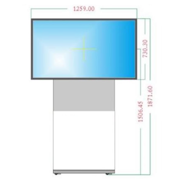 55인치 가로/세로 회전형